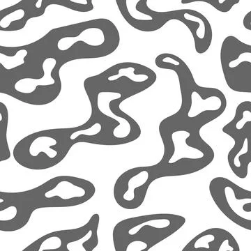 Seamless abstract pattern of arbitrary shapes for textures, textiles, and sim Stock Illustration
