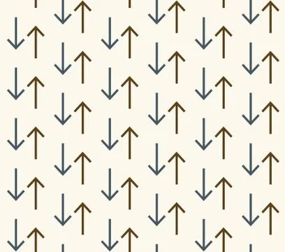Seamless abstract pattern with arrows Stock Illustration
