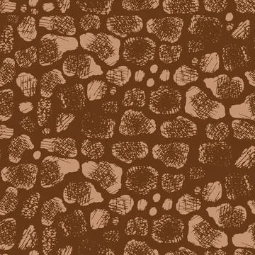 Seamless abstract pattern art. Texture with Hand Painted Crossing Brush Strokes Stock Illustration