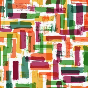 Seamless abstract pattern art. Texture with Hand Painted Crossing Brush Strokes 스톡 일러스트