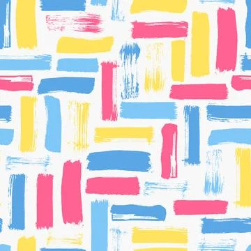 Seamless abstract pattern art. Texture with Hand Painted Crossing Brush Strokes 스톡 일러스트