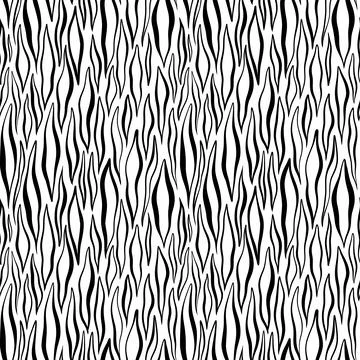 Seamless abstract pattern background. Decorative design freehand creative paint Stock Illustration