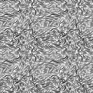 Seamless abstract pattern background. Decorative design freehand creative paint 스톡 일러스트