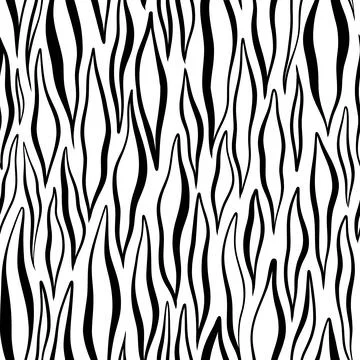 Seamless abstract pattern background. Decorative design freehand creative paint Stock Illustration