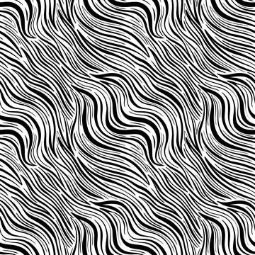 Seamless abstract pattern background. Decorative design freehand creative paint Stock Illustration