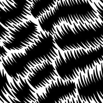 Seamless abstract pattern background. Decorative design freehand creative paint Stock Illustration