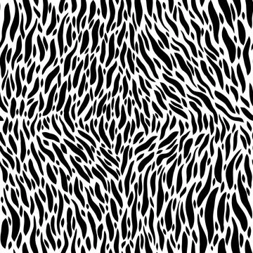 Seamless abstract pattern background. Decorative design freehand creative paint Stock Illustration