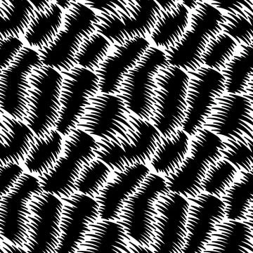 Seamless abstract pattern background. Decorative design freehand creative paint Illustrazione stock