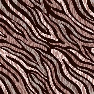 Seamless abstract pattern background. Decorative design freehand creative paint Stock Illustration