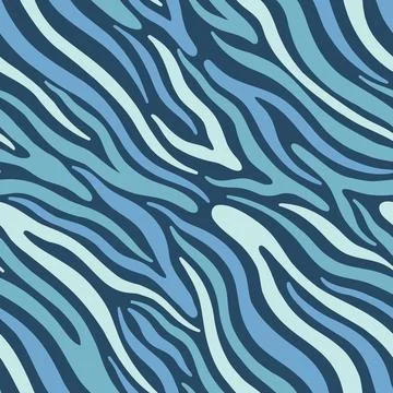 Seamless abstract pattern background. Decorative design freehand creative paint Stock Illustration