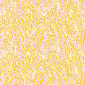 Seamless abstract pattern background. Decorative design freehand creative paint Stock Illustration