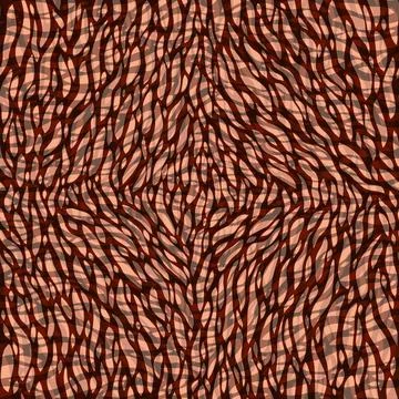 Seamless abstract pattern background. Decorative design freehand creative paint Stock Illustration