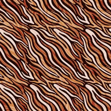 Seamless abstract pattern background. Decorative design freehand creative paint Stock Illustration