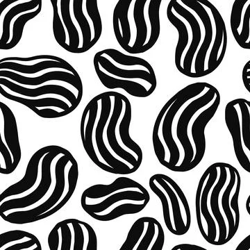 Seamless abstract pattern background. Decorative design freehand creative paint 스톡 일러스트