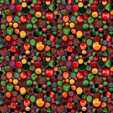 Seamless abstract pattern background. Decorative design freehand creative paint Stock Illustration