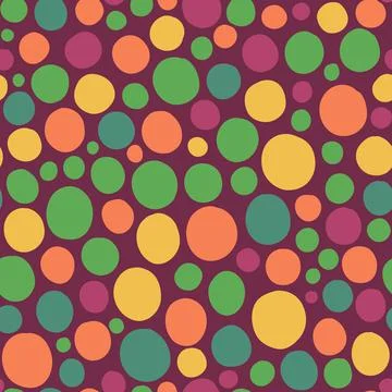 Seamless abstract pattern background. Decorative design freehand creative paint Stock Illustration