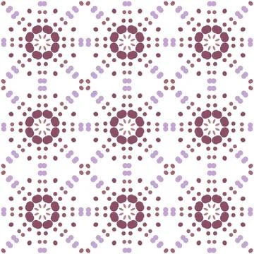 Seamless abstract pattern background with a variety of colored circles. Illustrazione stock