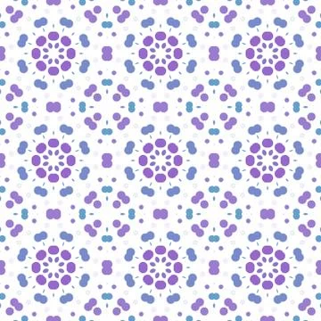 Seamless abstract pattern background with a variety of colored circles. Stock Illustration