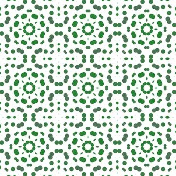 Seamless abstract pattern background with a variety of colored circles. Illustrazione stock