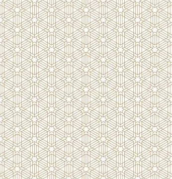 Seamless abstract pattern based on Japanese ornament Kumiko Stock Illustration