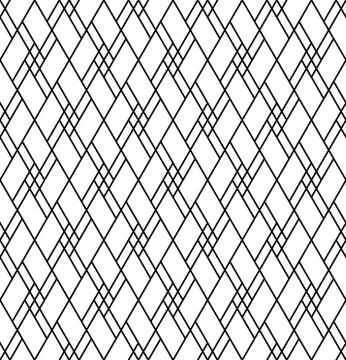 Seamless abstract pattern in black and white color. Stock Illustration