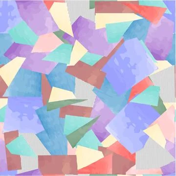 Seamless abstract pattern with blue and pink background. Stock Illustration
