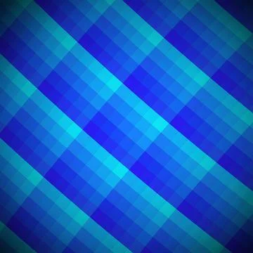 Seamless abstract pattern with blue squares Stock Photos