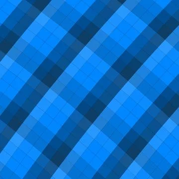 Seamless abstract pattern with blue squares Stock Photos