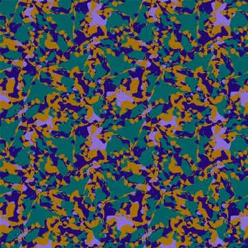 Seamless abstract pattern in camouflage style Stock Illustration