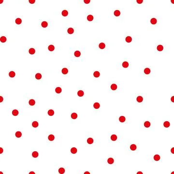 Seamless abstract pattern with circles and dots of red color. Kaleidoscope ba Stock Illustration