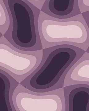 A seamless abstract pattern combines curved layered forms with angular inte.. Stock Illustration