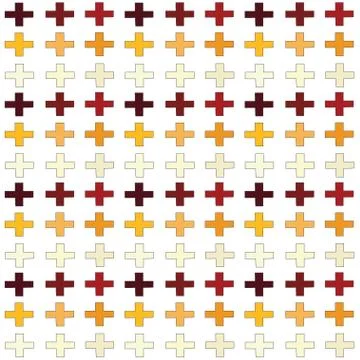 Seamless abstract pattern created from repetition of plus sign symbols. Stock Illustration