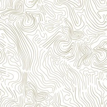 Seamless abstract pattern with fine line art. Illustrazione stock