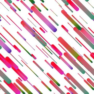 Seamless abstract pattern of geometric elements with gradient Stock Illustration