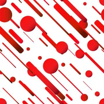 Seamless abstract pattern of geometric elements with gradient イラスト素材