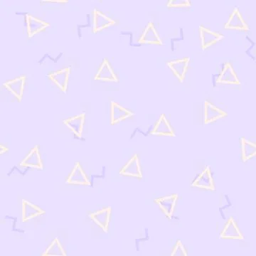 Seamless abstract pattern with geometric shapes as triangle, line, circle. Ve Stock Illustration