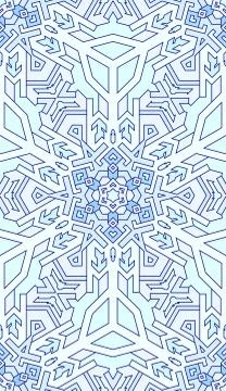 Seamless abstract pattern. Hand drawn texture, Christmas background, snowflak Stock Illustration