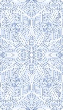 Seamless abstract pattern. Hand drawn texture, Christmas background, snowflak 스톡 일러스트