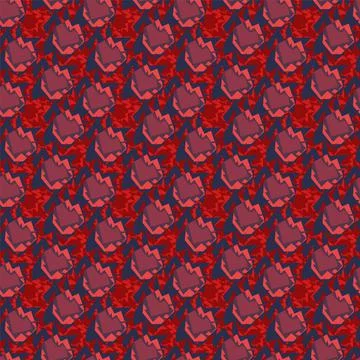 Seamless abstract pattern with hand drawn curved elements for prints, textures,  Stock Illustration