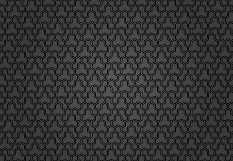 Seamless Abstract Pattern With Hexagonal Shapes Stock Illustration