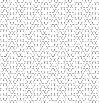 Seamless Abstract Pattern With Hexagonal Shapes 스톡 일러스트