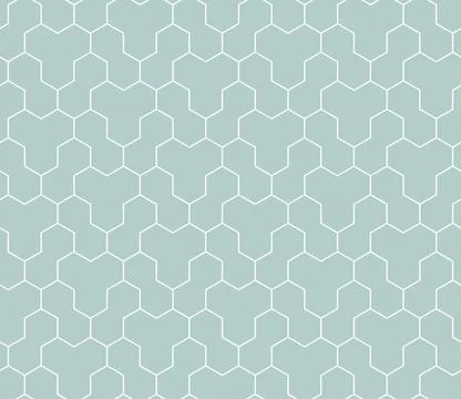Seamless Abstract Pattern With Hexagonal Shapes Stockillustratie