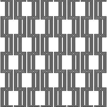 Seamless Abstract Pattern With Hexagons Illustrazione stock