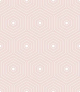 Seamless Abstract Pattern With Hexagons Illustrazione stock