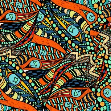 Seamless abstract pattern Illustrazione stock