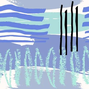 Seamless Abstract Pattern Illustrazione stock