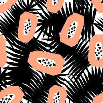 Seamless Abstract Pattern Stock Illustration