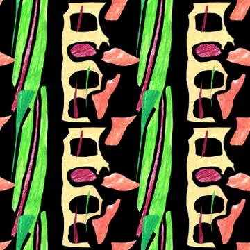 Seamless abstract pattern. Stock Illustration