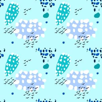 Seamless abstract pattern. Stock Illustration