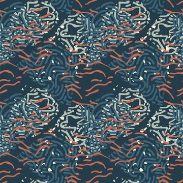 Seamless abstract pattern Stock Illustration